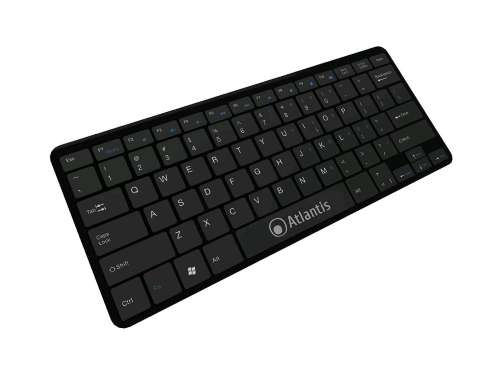 ATLANTIS ARGO TASTIERA ULTRASLIM 78 TASTI USB NERO